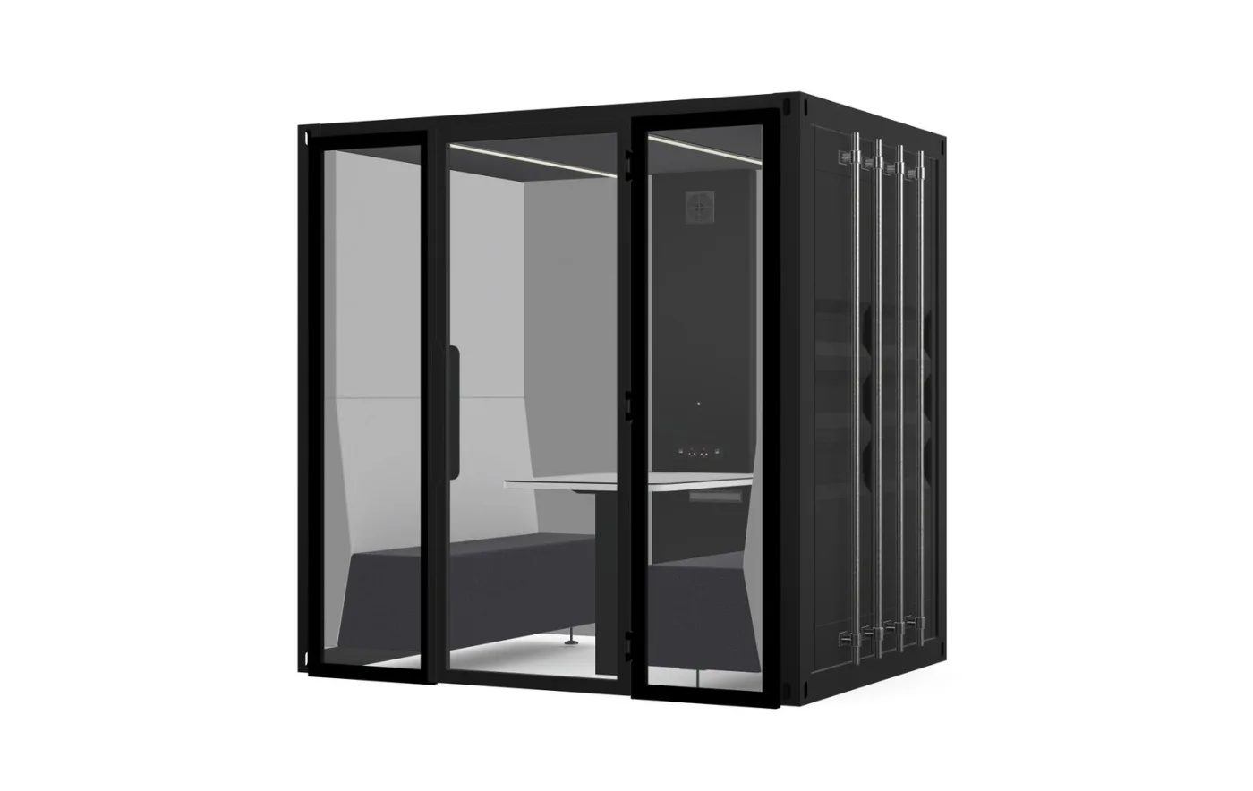 Container Booth 4 personnes The Meeting Pod Co., collection Edge